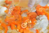 Чахохбілі з аджикою та вином - Крок 7 Чахохбілі з аджикою та вином - Крок 7