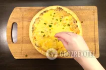 Вершково-грибна піца - Крок 11 Вершково-грибна піца - Крок 11