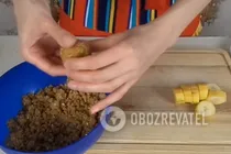 Цукерки з бананом - Крок 4 Цукерки з бананом - Крок 4