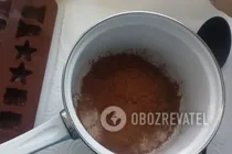 Шоколадні цукерки з начинкою - Крок 1 Шоколадні цукерки з начинкою - Крок 1