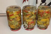 Овочевий салат із помідорами та базиліком - Крок 8 Овочевий салат із помідорами та базиліком - Крок 8