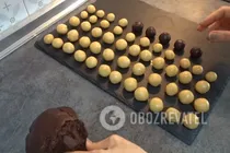 Двоколірні горішки - Крок 5 Двоколірні горішки - Крок 5