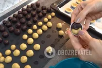 Двоколірні горішки - Крок 6 Двоколірні горішки - Крок 6