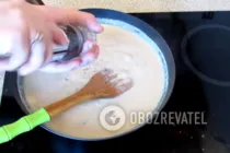 Каннеллони с курицей и грибами под соусом "Марне" - Шаг 8 Каннеллони с курицей и грибами под соусом "Марне" - Шаг 8