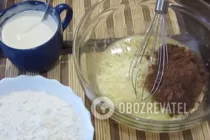 Торт "Прага" з вишнею - Крок 1 Торт "Прага" з вишнею - Крок 1