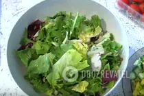 Салат с мясом курицы и авокадо - Шаг 6 Салат с мясом курицы и авокадо - Шаг 6