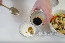 Салат з мідіями та авокадо - Крок 8 Салат з мідіями та авокадо - Крок 8
