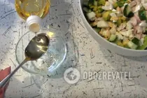 Салат с мясом курицы и авокадо - Шаг 8 Салат с мясом курицы и авокадо - Шаг 8