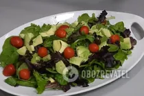 Салат с креветками - Шаг 9 Салат с креветками - Шаг 9