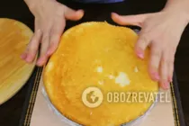 Торт безе с орехами - Шаг 10 Торт безе с орехами - Шаг 10