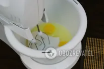 Торт безе с орехами - Шаг 4 Торт безе с орехами - Шаг 4