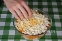 Салат с корейской морковью и с курицей - Шаг 6 Салат с корейской морковью и с курицей - Шаг 6