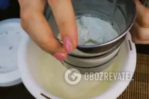 Торт безе с орехами - Шаг 5 Торт безе с орехами - Шаг 5