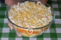 Салат с корейской морковью и с курицей - Шаг 7 Салат с корейской морковью и с курицей - Шаг 7