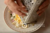 Салат с корейской морковью, курицей, грибами - Шаг 6 Салат с корейской морковью, курицей, грибами - Шаг 6