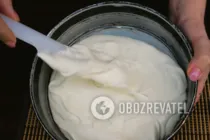 Торт безе с орехами - Шаг 6 Торт безе с орехами - Шаг 6