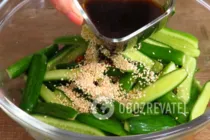 Салат з огірками по-корейськи - Крок 7 Салат з огірками по-корейськи - Крок 7