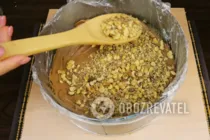 Торт безе с орехами - Шаг 8 Торт безе с орехами - Шаг 8