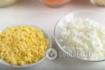 "Мімоза" з грибами - Крок 3 "Мімоза" з грибами - Крок 3