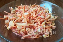 Салат з корейською морквою і сухариками - Крок 7 Салат з корейською морквою і сухариками - Крок 7