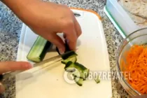 Салат з куркою, корейської морквою і огірком - Крок 1 Салат з куркою, корейської морквою і огірком - Крок 1