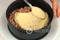 Салат с крабовыми палочками и жареными грибами - Шаг 1 Салат с крабовыми палочками и жареными грибами - Шаг 1