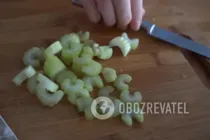 Салат з манго і моцарелою - Крок 2 Салат з манго і моцарелою - Крок 2