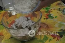 Салат з сардиною та кукурудзою - Крок 2 Салат з сардиною та кукурудзою - Крок 2