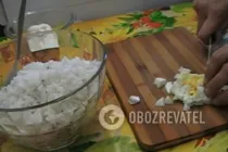 Салат з сардиною та кукурудзою - Крок 3 Салат з сардиною та кукурудзою - Крок 3