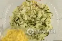 Салат с куриной грудкой и кукурузой - Шаг 4 Салат с куриной грудкой и кукурузой - Шаг 4