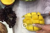 Салат с манго и тунцом - Шаг 6 Салат с манго и тунцом - Шаг 6