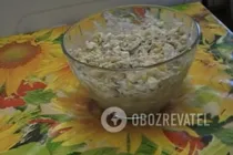 Салат з сардиною та кукурудзою - Крок 7 Салат з сардиною та кукурудзою - Крок 7