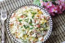 Салат з корейською морквою і кукурудзою - Крок 7 Салат з корейською морквою і кукурудзою - Крок 7