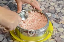 Салат с корейской морковью и ветчиной - Шаг 7 Салат с корейской морковью и ветчиной - Шаг 7