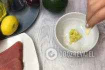 Салат с манго и тунцом - Шаг 1 Салат с манго и тунцом - Шаг 1