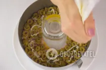 Салат с оливками и кукурузой - Шаг 10 Салат с оливками и кукурузой - Шаг 10