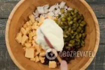 Салат с фасолью и консервированной кукурузой - Шаг 5 Салат с фасолью и консервированной кукурузой - Шаг 5