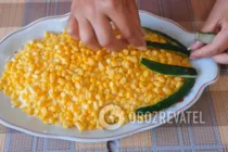 Салат з кукурудзою та м'ясом - Крок 6 Салат з кукурудзою та м'ясом - Крок 6