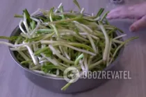 Салат з маринованою черемшею - Крок 1 Салат з маринованою черемшею - Крок 1