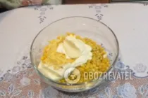 Салат с куриными сердечками и сыром - Шаг 7 Салат с куриными сердечками и сыром - Шаг 7