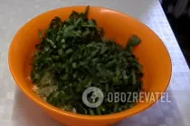 Салат з черемшею та куркою - Крок 4 Салат з черемшею та куркою - Крок 4
