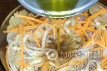 Салат з курячими сердечками і морквою - Крок 7 Салат з курячими сердечками і морквою - Крок 7
