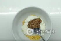 Салат з курячими сердечками і пекінською капустою - Крок 7 Салат з курячими сердечками і пекінською капустою - Крок 7