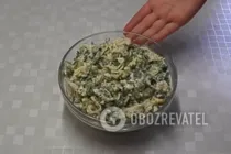 Салат з черемшею та куркою - Крок 7 Салат з черемшею та куркою - Крок 7