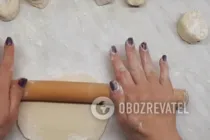 Кутабы с тыквой и яблоками - Шаг 5 Кутабы с тыквой и яблоками - Шаг 5