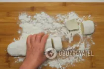 Кутабы с мятой и сыром - Шаг 5 Кутабы с мятой и сыром - Шаг 5