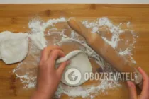 Кутабы с мятой и сыром - Шаг 6 Кутабы с мятой и сыром - Шаг 6