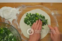 Кутабы с мятой и сыром - Шаг 7 Кутабы с мятой и сыром - Шаг 7