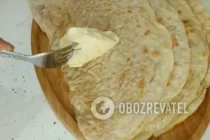 Пресные кутабы с тыквой - Шаг 8 Пресные кутабы с тыквой - Шаг 8
