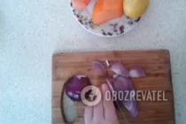 Салат с тыквой и помидорами - Шаг 2 Салат с тыквой и помидорами - Шаг 2